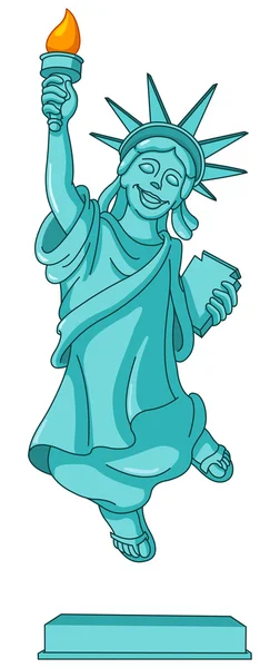 stock vector Statue of liberty