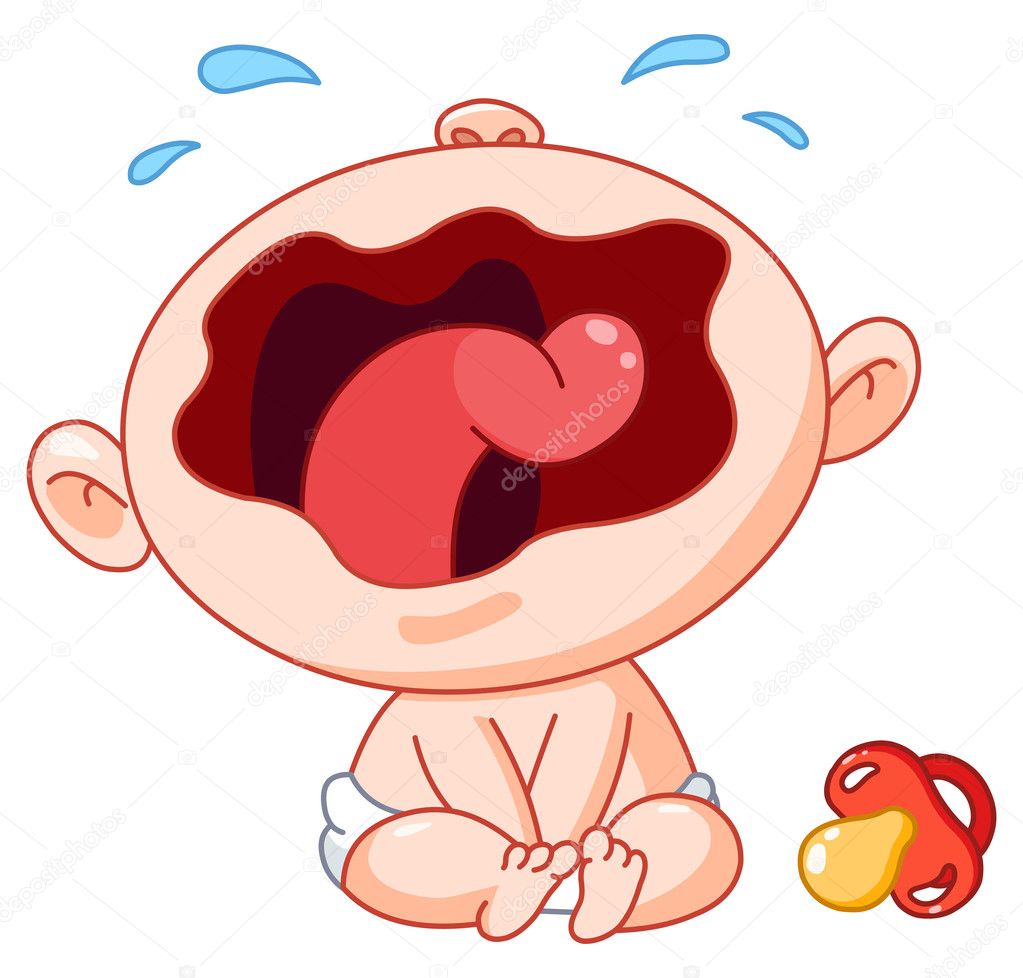 Crying Baby Cartoon Clipart Vector FriendlyStock | atelier-yuwa.ciao.jp