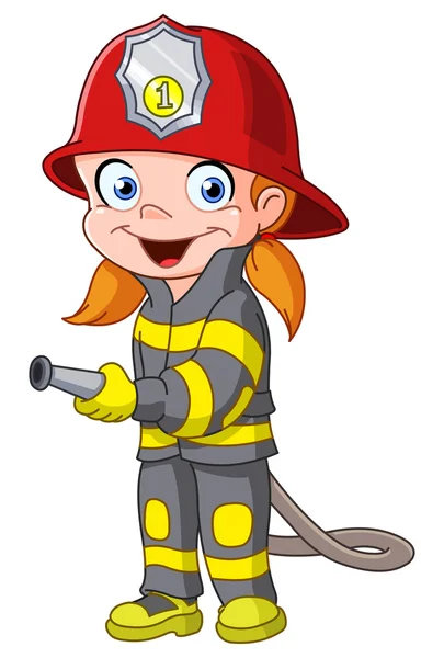 Firegirl — Stockový vektor