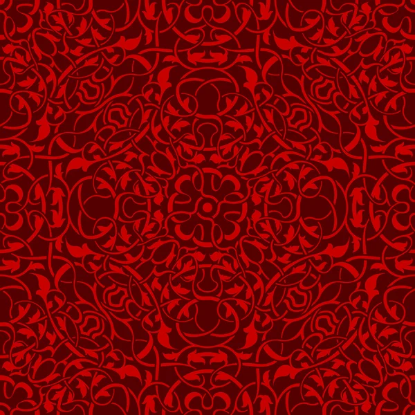 Red seamless wallpaper pattern — Stock Vector