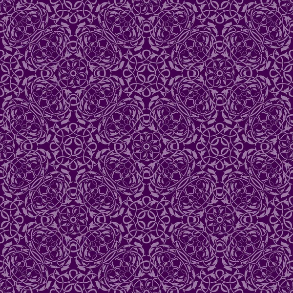 Violet seamless wallpaper pattern — Stock Vector