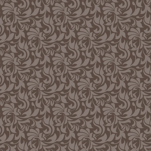 Brown motif de papier peint sans couture — Image vectorielle