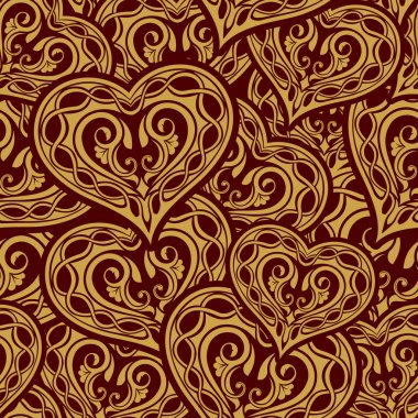 Wedding seamless pattern clipart