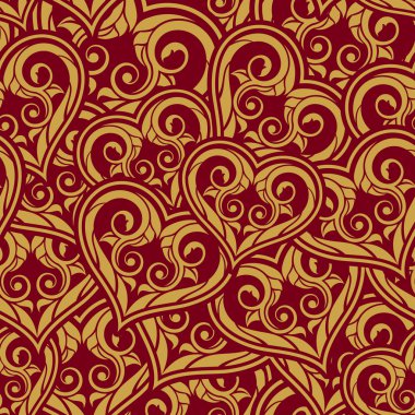 Wedding seamless pattern clipart