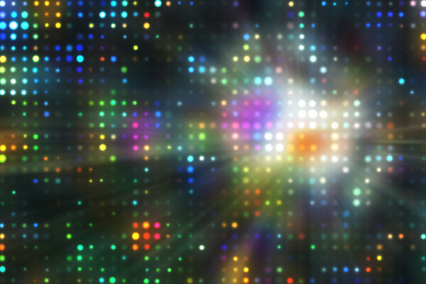 Abstract lights disco background