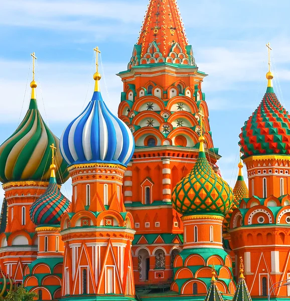 De mest kända platserna i Moskva — Stockfoto