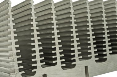 Close Up Of Heat Sink clipart