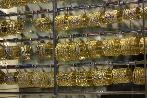 stock image Dubai gold souq bangles