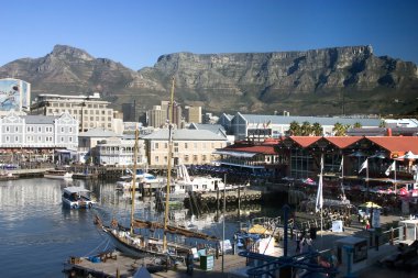 Quayside Cape Town South Africa clipart