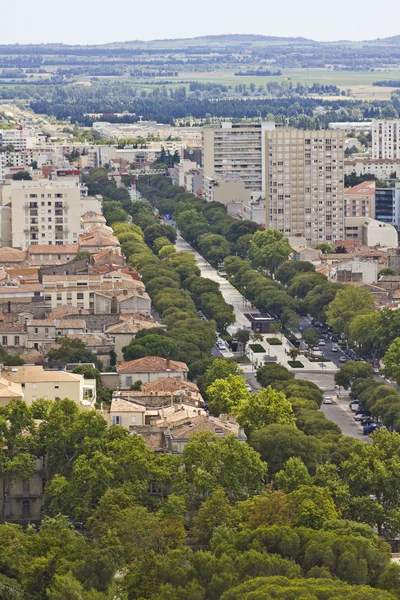 Vista aérea de Nimes, França — Fotografia de Stock
