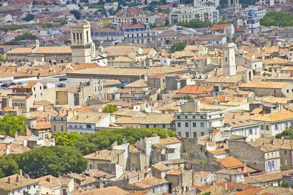 Şehir nimes, Fransa havadan görünümü