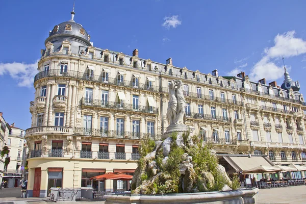 Place de la comedie, montpellier, Frankrijk — Stockfoto