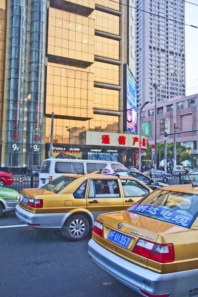 The traffic jam in Shanghai — Stock Photo, Image
