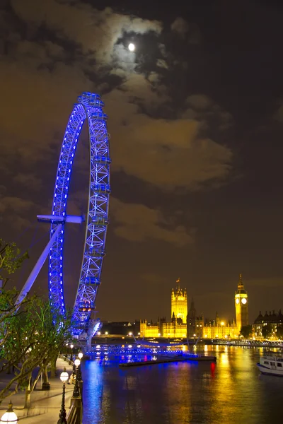Londen per nacht — Stockfoto