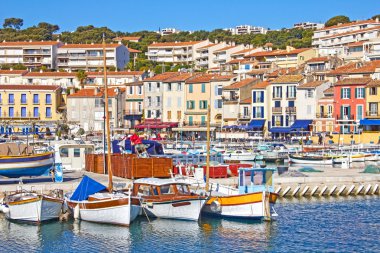 Port of Cassis, south of France clipart