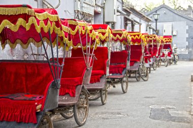 tipik Asya rickshaws