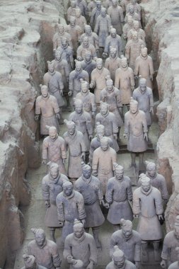 terra cotta warriors kazı