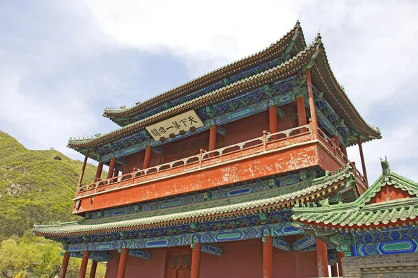 Kinesisk arkitektur i muren — Stockfoto