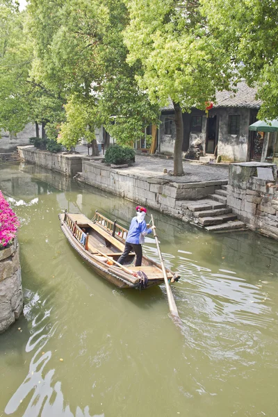 Вода місті Сучжоу — стокове фото