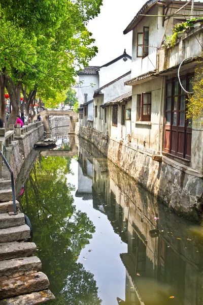 Suzhou'da canal — Stok fotoğraf