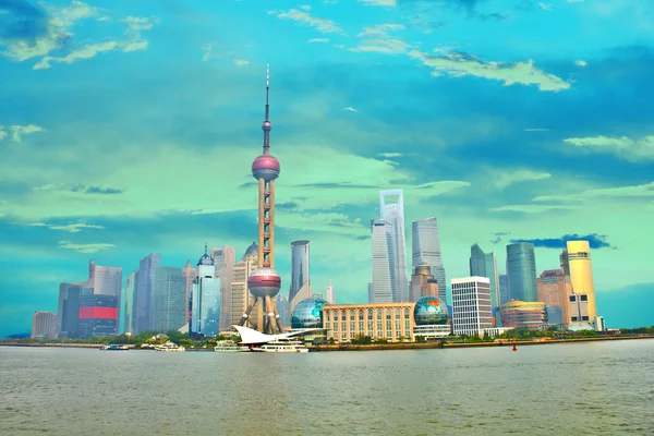 Шанхайский пудун — стоковое фото