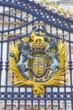 Buckingham Sarayı 'ndaki Kraliyet Mührü, Londra, İngiltere