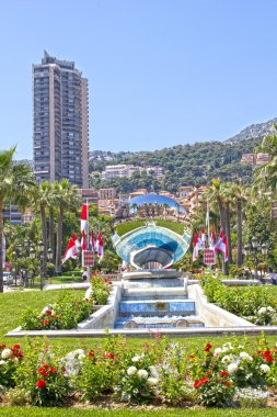 Monaco prepared for the wedding of Pince Albert clipart