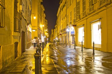 Street in Aix-en-Provence clipart