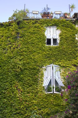 Building in the village of Saint-Paul de Vence clipart