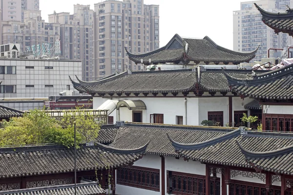 Típica arquitectura antigua de Shanghai — Foto de Stock