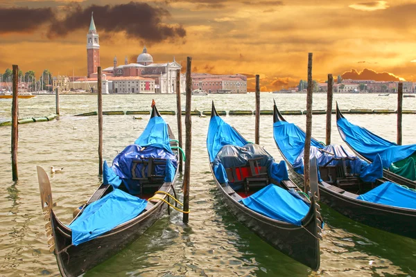 stock image Sunset in Venice, Italy