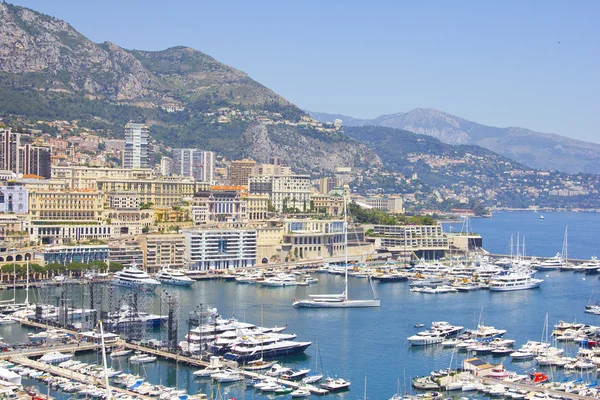 A légi felvétel a Monaco — Stock Fotó