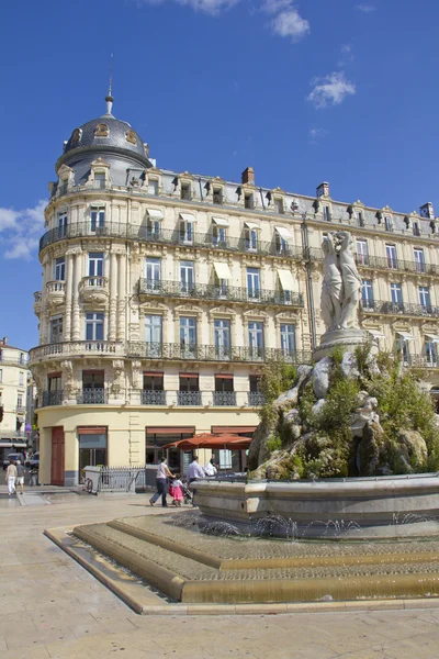 Place de la Comédie, montpellier — Stock fotografie