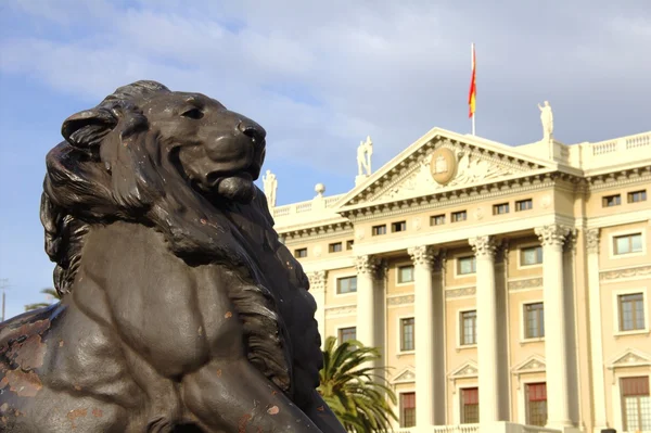 Columbus monument in barcelona, Spanje — Stockfoto