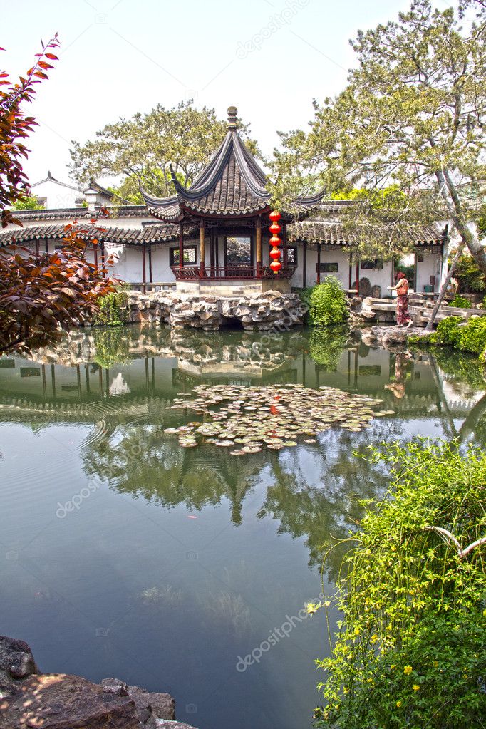 Chinese garden in Suzhou