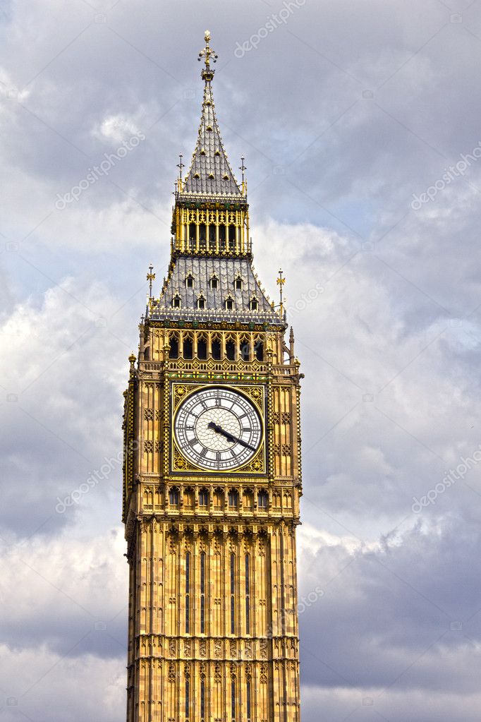 The famous Big Ben, London Stock Photo by ©gianliguori 8680796