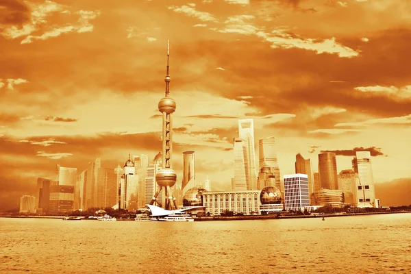 Shanghai Pudong, China — Stockfoto