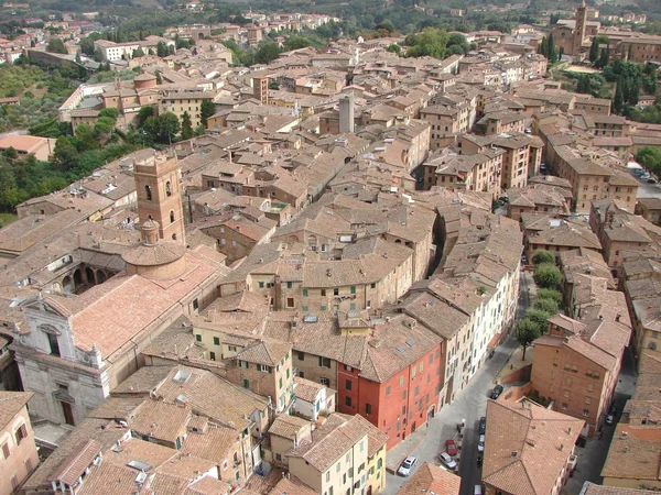 Widok Siena — Zdjęcie stockowe