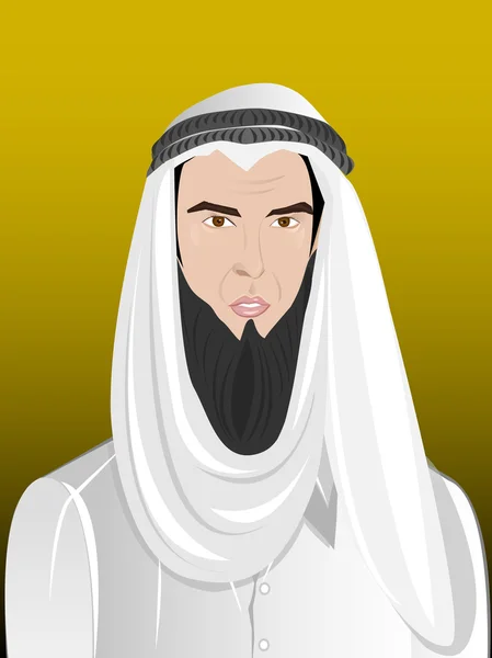 Arabian Sheikh — Stock Vector