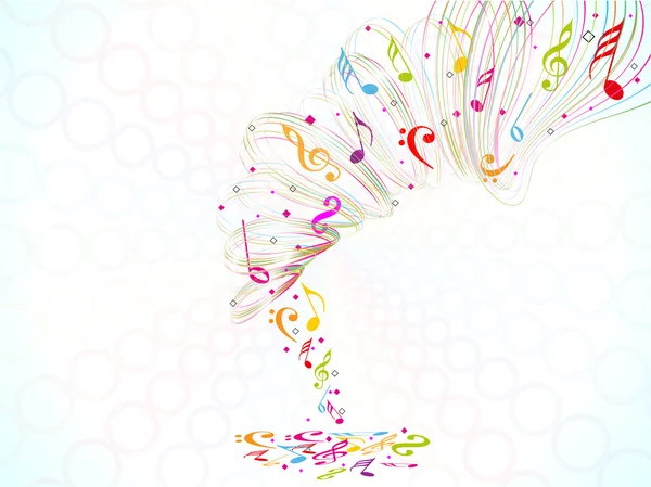 Colorful musical background. — Stock Vector