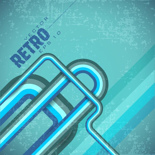 Retro blue grunge background — Stock Vector