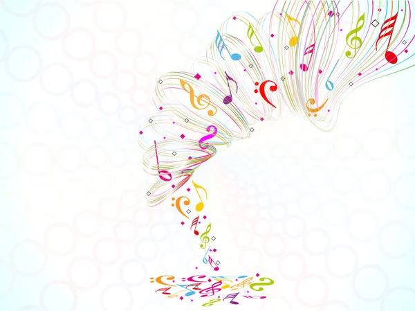 Stock vector Colorful musical background.