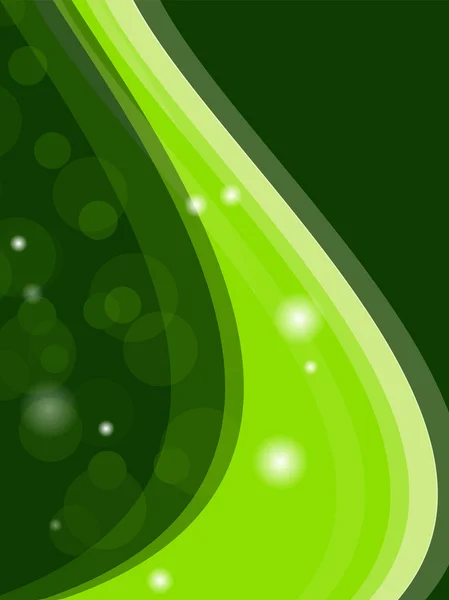 Concept vert nature background.Eco concept illustration — Image vectorielle