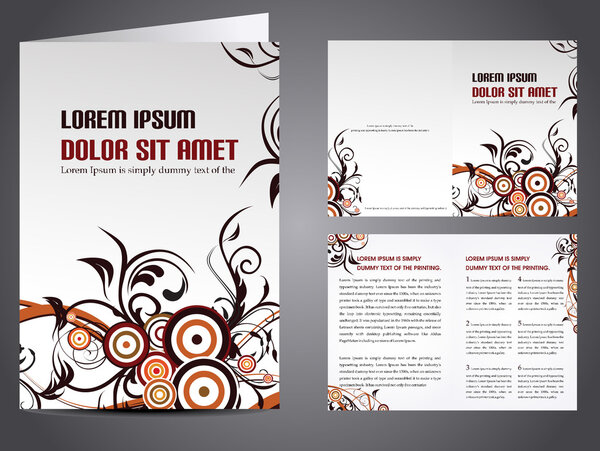 Vector business brochure