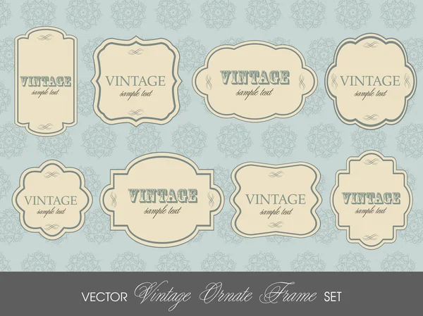 Set of elegant but simple colorful RETRO labels - easy editable. — Stock Vector