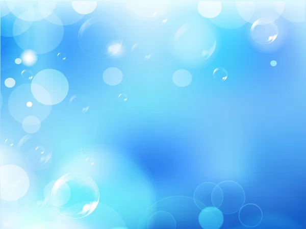 Abstrait bleu fond d'eau. — Image vectorielle
