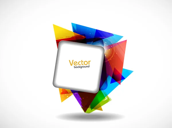 Abstracte geometrische vormen achtergrond met kleurrijk ontwerp — Stockvector