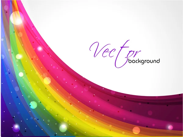 Fondo de onda colorido abstracto para el proyecto de texto utilizado — Vector de stock