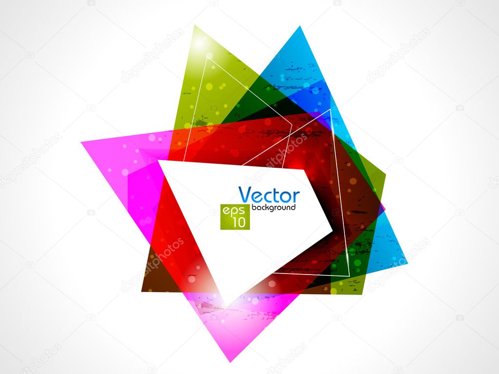 Abstract geometric shapes background with colorful design