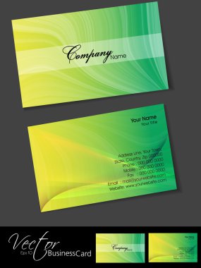 Professional business cards, template or visiting card set. clipart